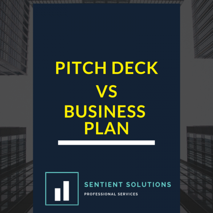 difference between business plan and pitch deck